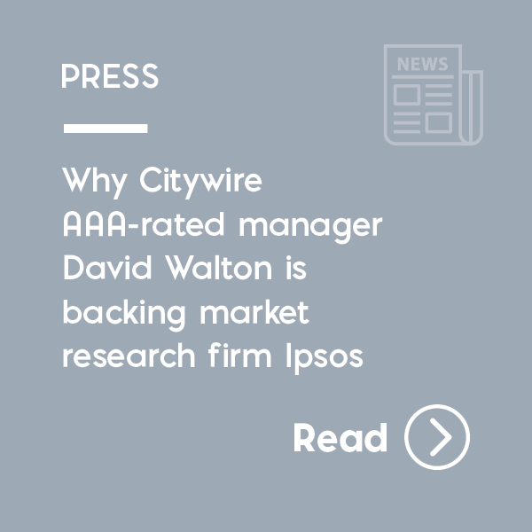 Why Citywire AAA-rated manager David Walton is backing market research firm Ipsos 