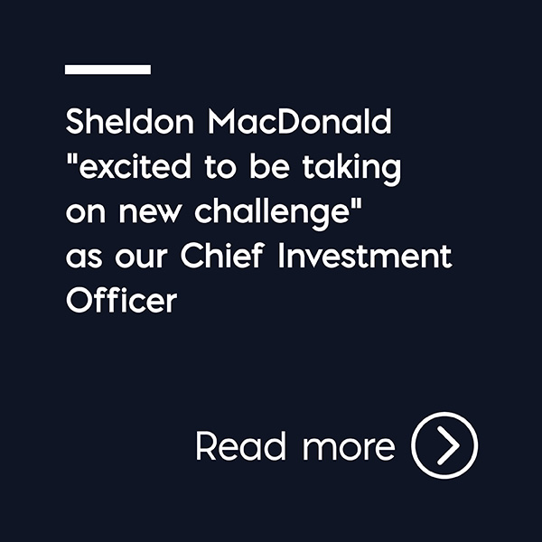 Sheldon MacDonald 'excited to be taking on new challenge' 